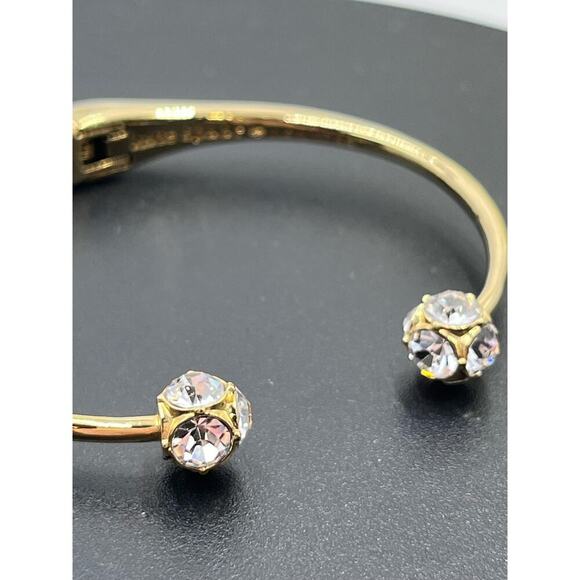 Kate Spade Gold‎ Plated Lady Marmalade Open Cuff Bracelet - Picture 2 of 13